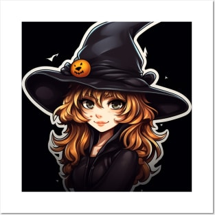 Happy halloween witch Posters and Art